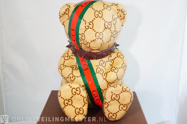 Gucci Teddy Bear with Spiked Collar - Limited Edition